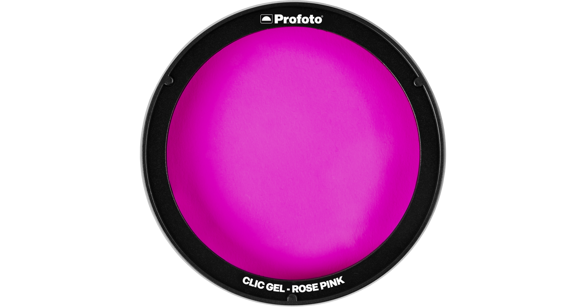 Profoto Clic Gel Rose – Gel Correcteur Couleur Pour C1 Plus | Lumière Créative Smartphone